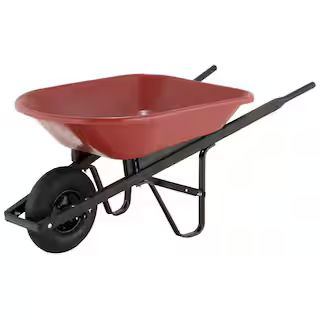 True Temper 4 cu. ft. Poly Wheelbarrow PW4UT24 - The Home Depot | The Home Depot