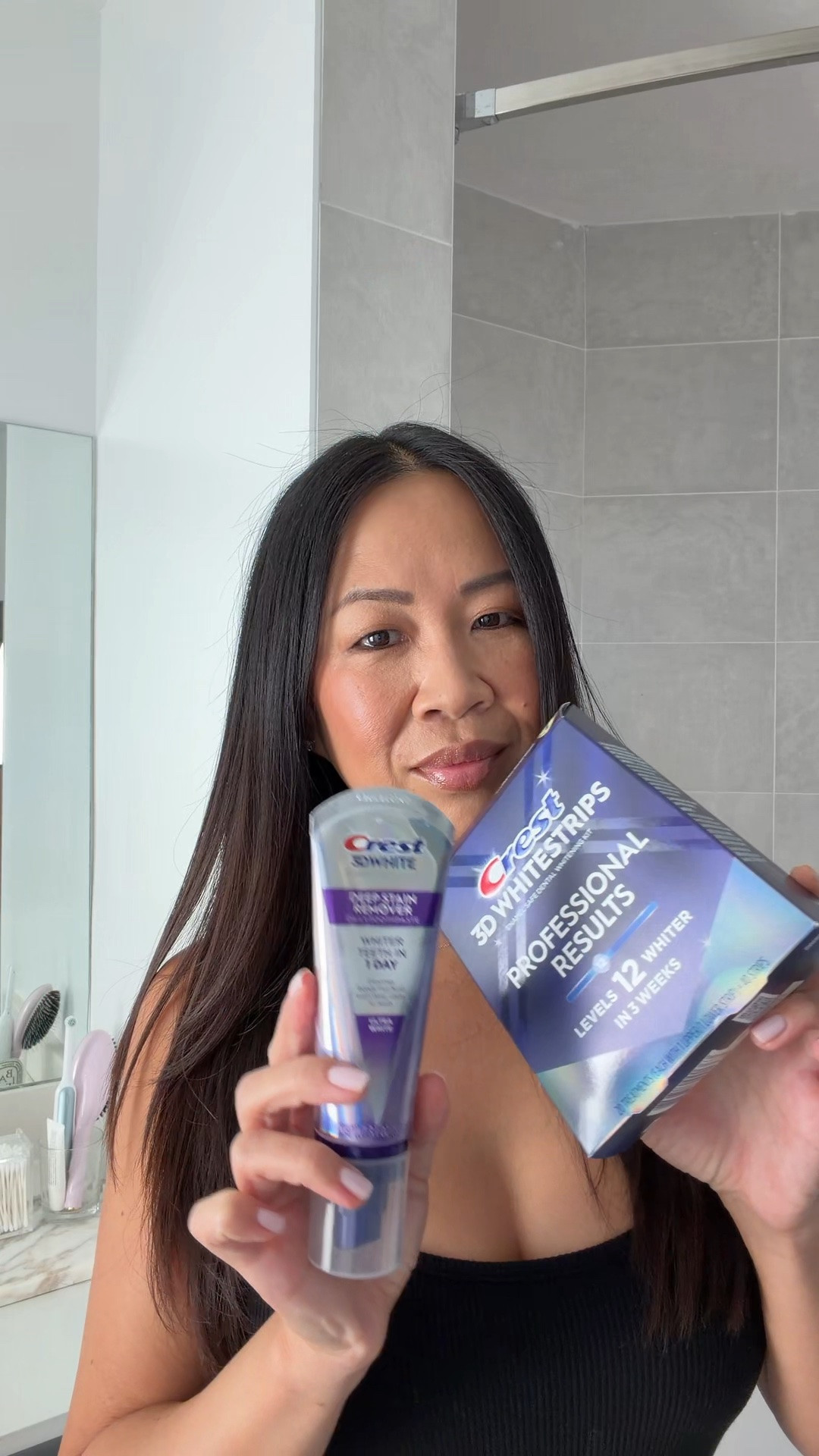 #ad If you're a coffee drinker like me, you probably know how quickly stains can build up. Mornings with coffee means I have to be extra mindful of my smile and two things I restock from @target are the @crest 3D White Deep Stain Remover Toothpaste and Crest 3D Whitestrips.

I love that the toothpaste has a great whitening formula that's enamel safe for everyday use. Also been loving the 3D Whitestrips. They whiten just like a professional treatment and have hydrogen peroxide. Each kit comes with 20 packets with strips for the upper and lower teeth.

You can find both at Target! Linked here @Shop.LTK #liketkit https://on.ltk.com/+sL4lYeDEUMbWv8mkKlPCdA

#TargetPartner #oralcareroutine