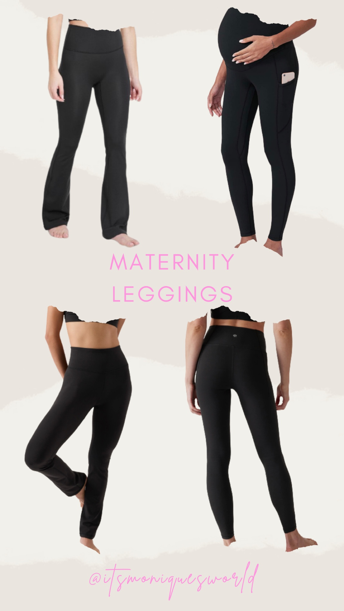 My favorite leggings I wore during my maternity. The Amazon brand are the only true maternity leggings (fit all 9 months) . The other 3 I sized up and will be able to wear postpartum. 

#LTKbump