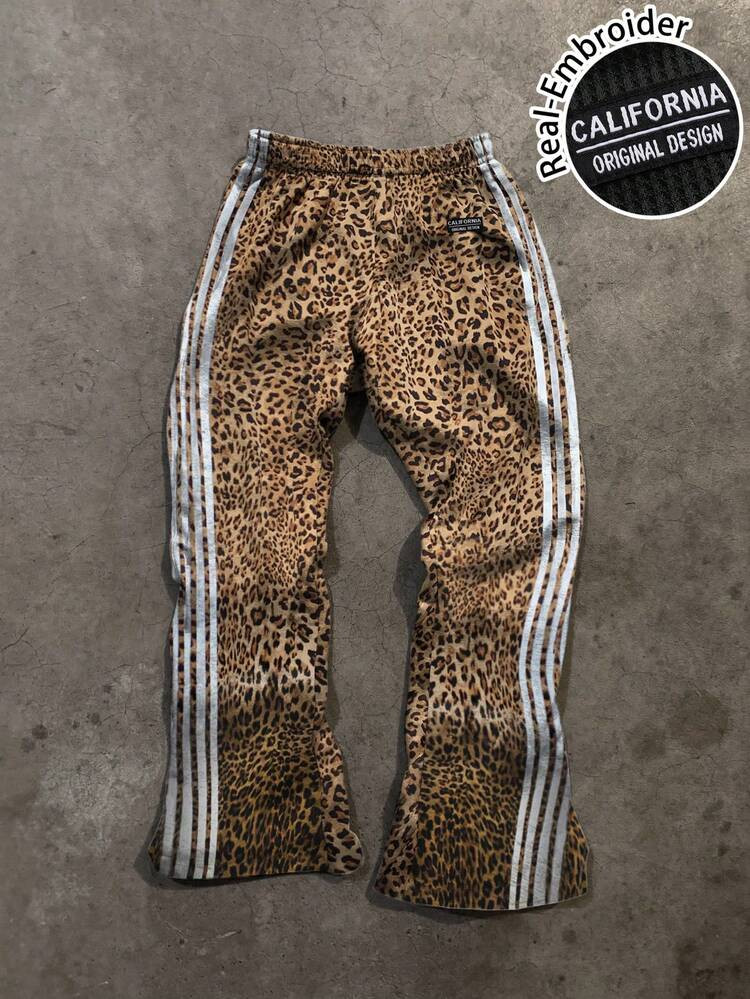 Attitoon Leopard Track Pants | SHEIN