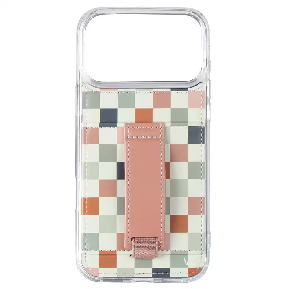 Walli Cases - Phone Case with Wallet and Finger Strap for iPhone Air - Coastal Check | Best Buy U.S.