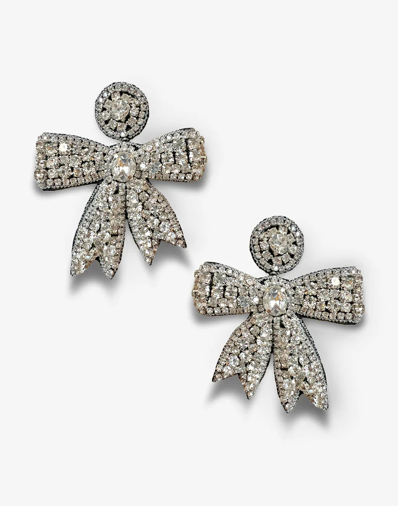 Glitzy Bow Earrings | Mestiza New York