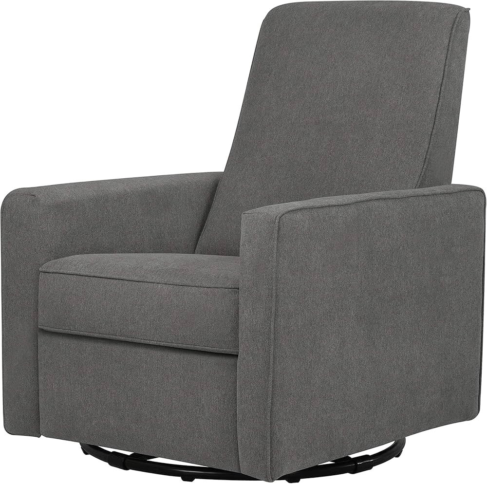 DaVinci Piper Upholstered Recliner and Swivel Glider in Dark Grey, Greenguard Gold & CertiPUR-US ... | Amazon (US)