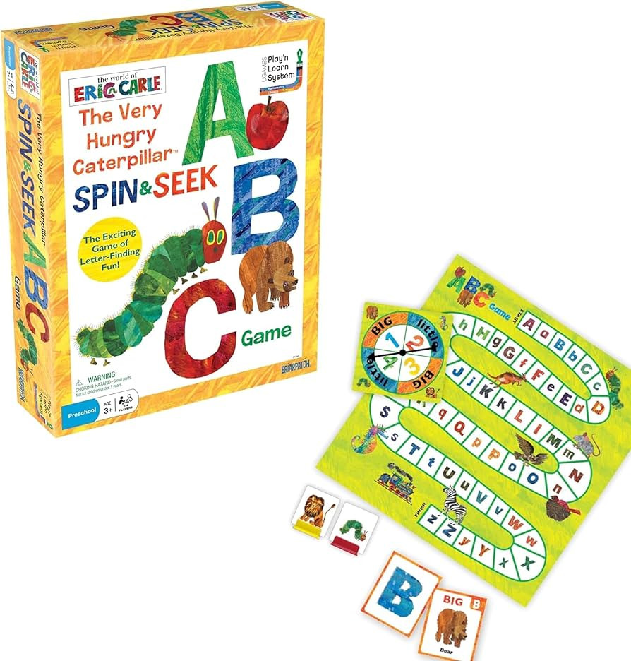 Briarpatch, The Very Hungry Caterpillar Spin & Seek ABC Game, Based On Board Books By Eric Carle,... | Amazon (US)