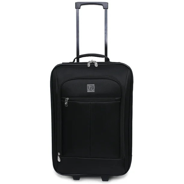 Protege Pilot Case 18" Softside Carry-on Luggage, Black | Walmart (US)