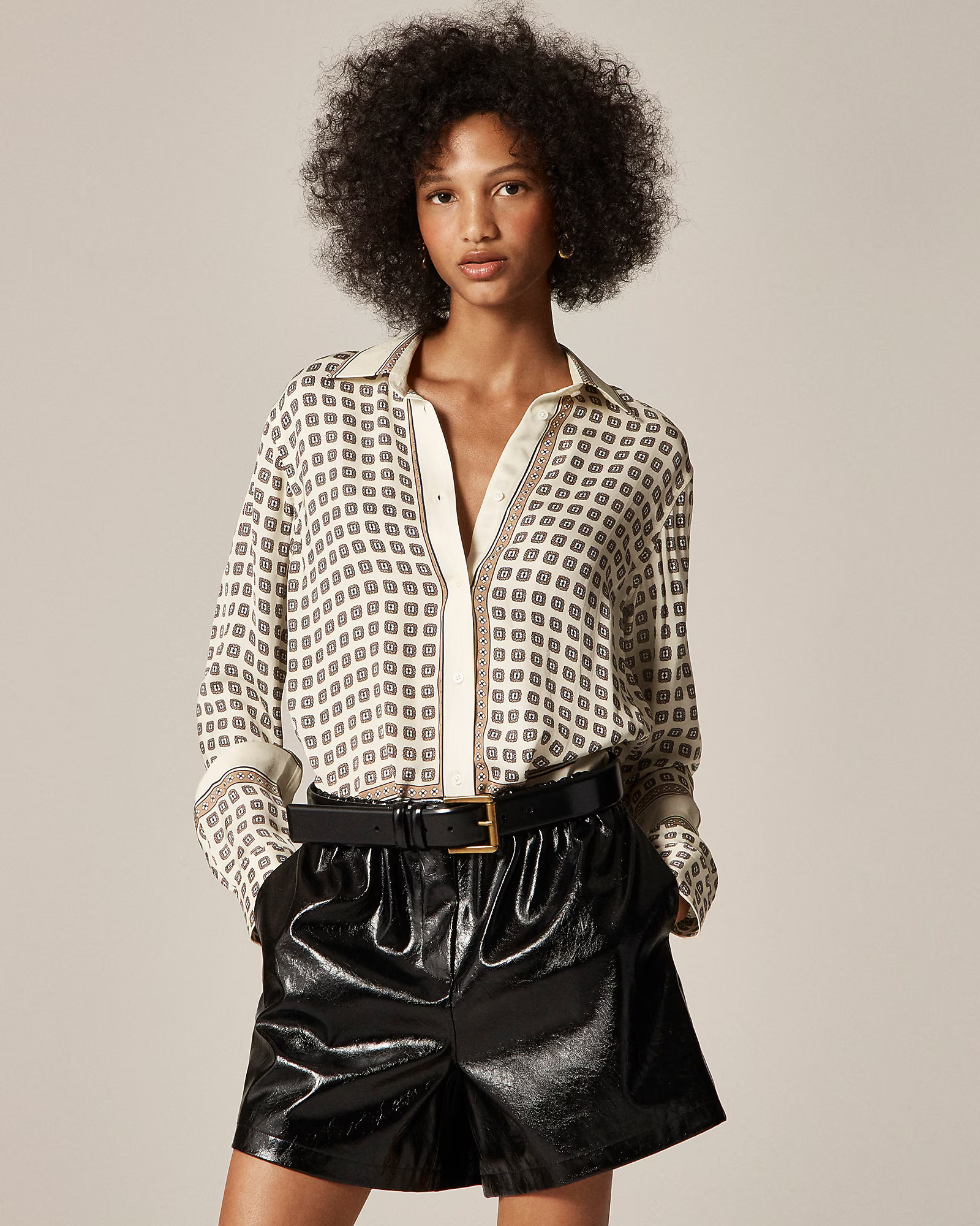 Jules classic-fit shirt in foulard print | J. Crew US