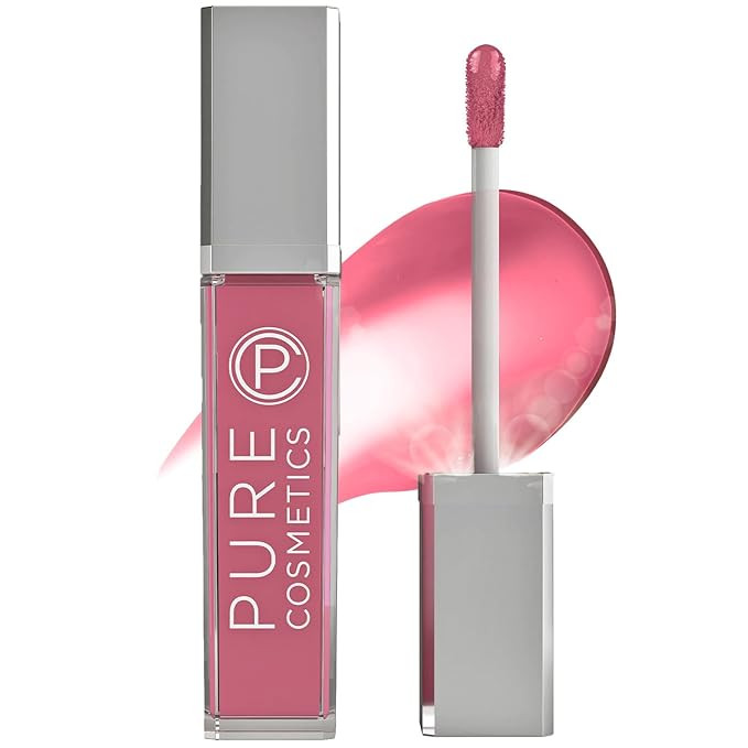 Pure Cosmetics Pure Illumination Lip Gloss - LED-lit Applicator w/Side Mirror - Non-Sticky, Moist... | Amazon (US)