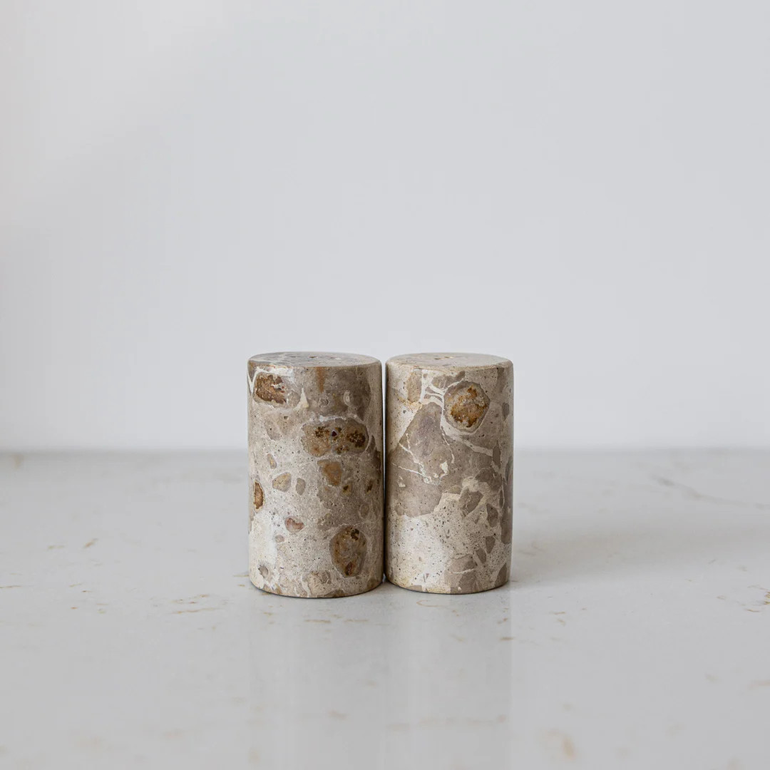 Chocolate Marble Salt & Pepper Shakers | By Luxe B Co. | luxe bCO