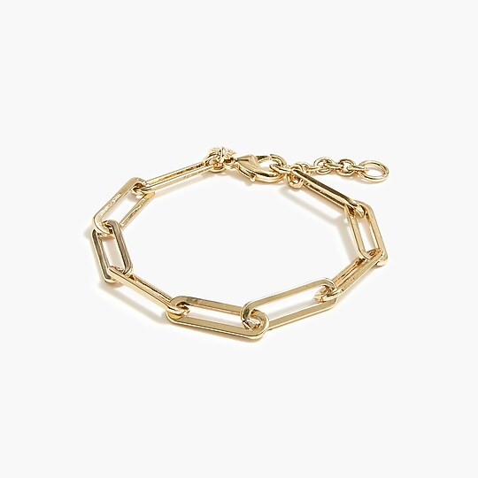 Paper-clip link bracelet | J.Crew Factory