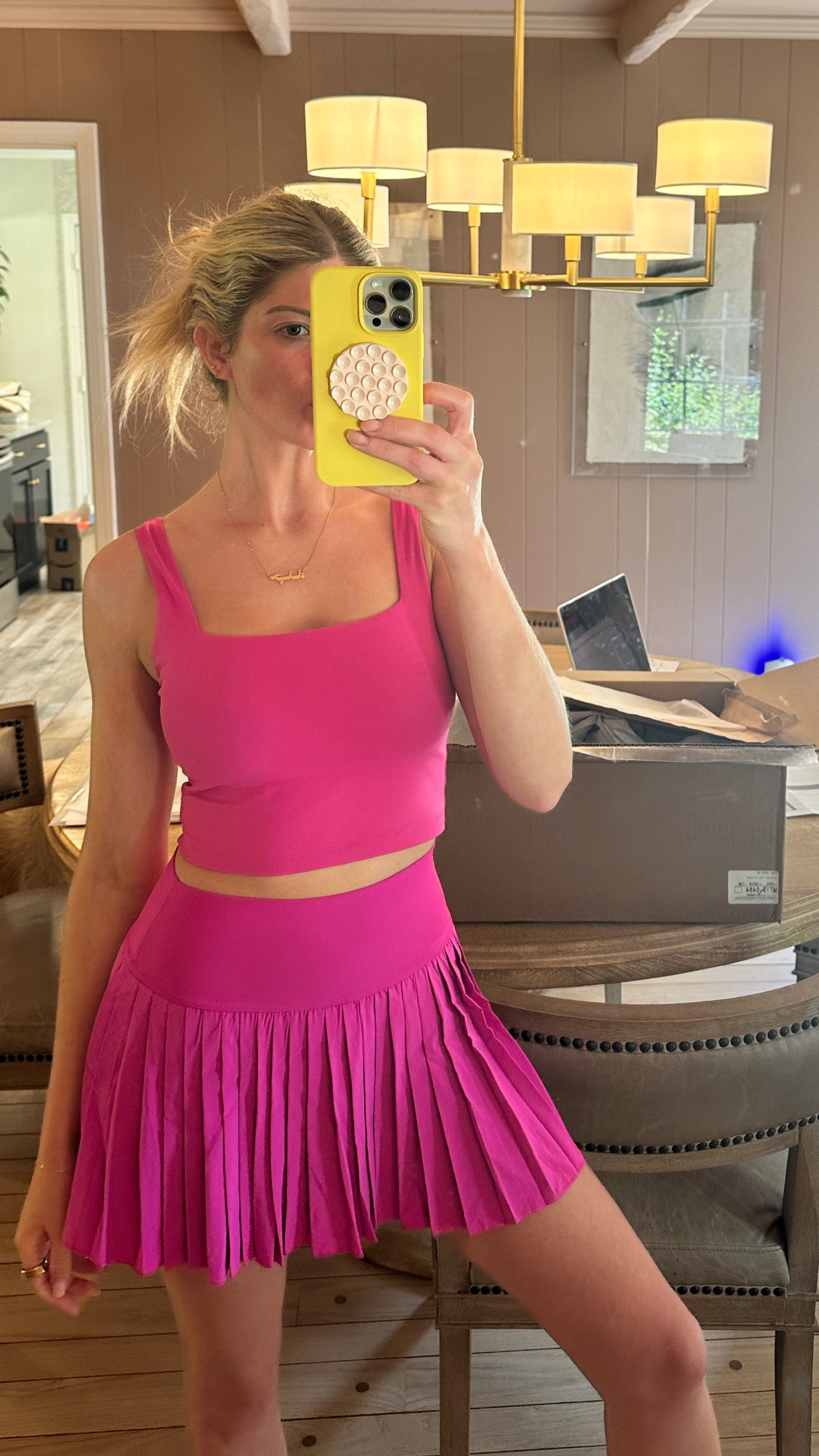 Wearing a small in both top and skirt 

#LTKFindsUnder50 #LTKActive