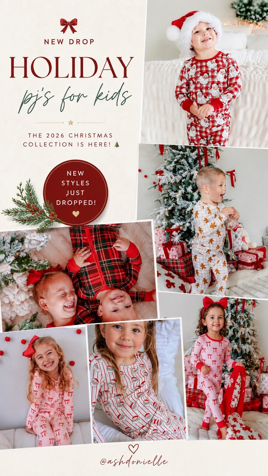 New Caden Lane kids holiday pjs! 🎅🏻

#LTKSeasonal #LTKKids #LTKootd