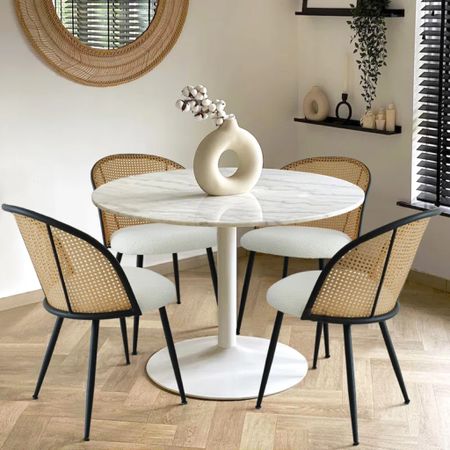 LOVE this set of 4 chairs from Wayfair! 👌🏻

All 4 for under $400 right now. They have a classic mid- century vibe that I adore!

#diningchairs #LTKxWayDay #wayfair

#LTKhome #LTKsalealert