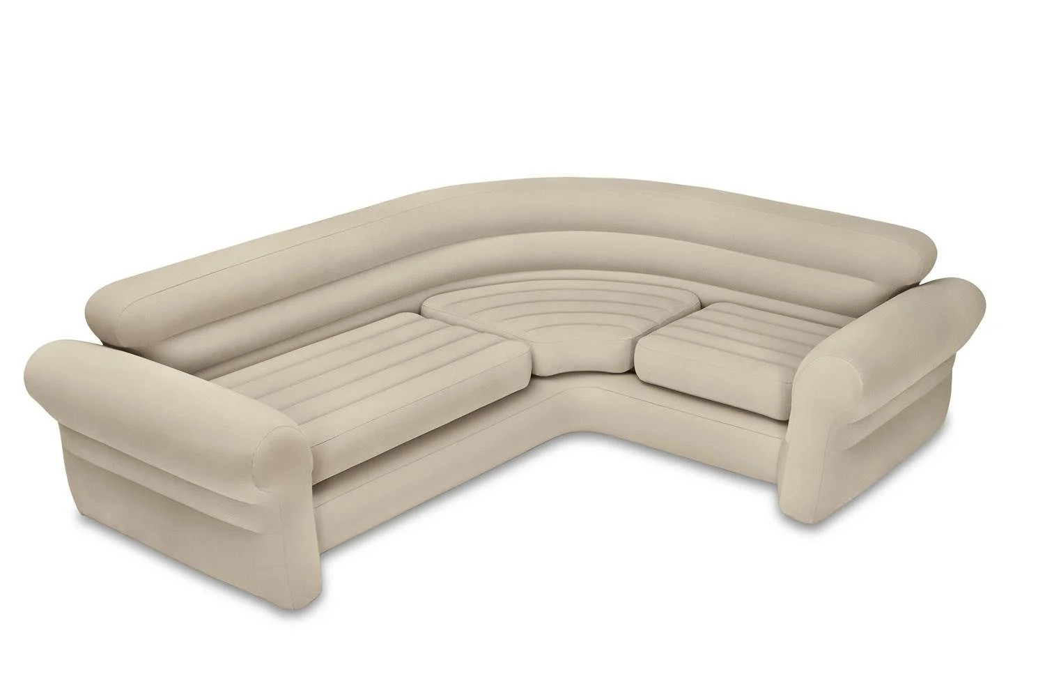 Intex Inflatable Corner Living Room Neutral Sectional Sofa | 68575EP | Walmart (US)