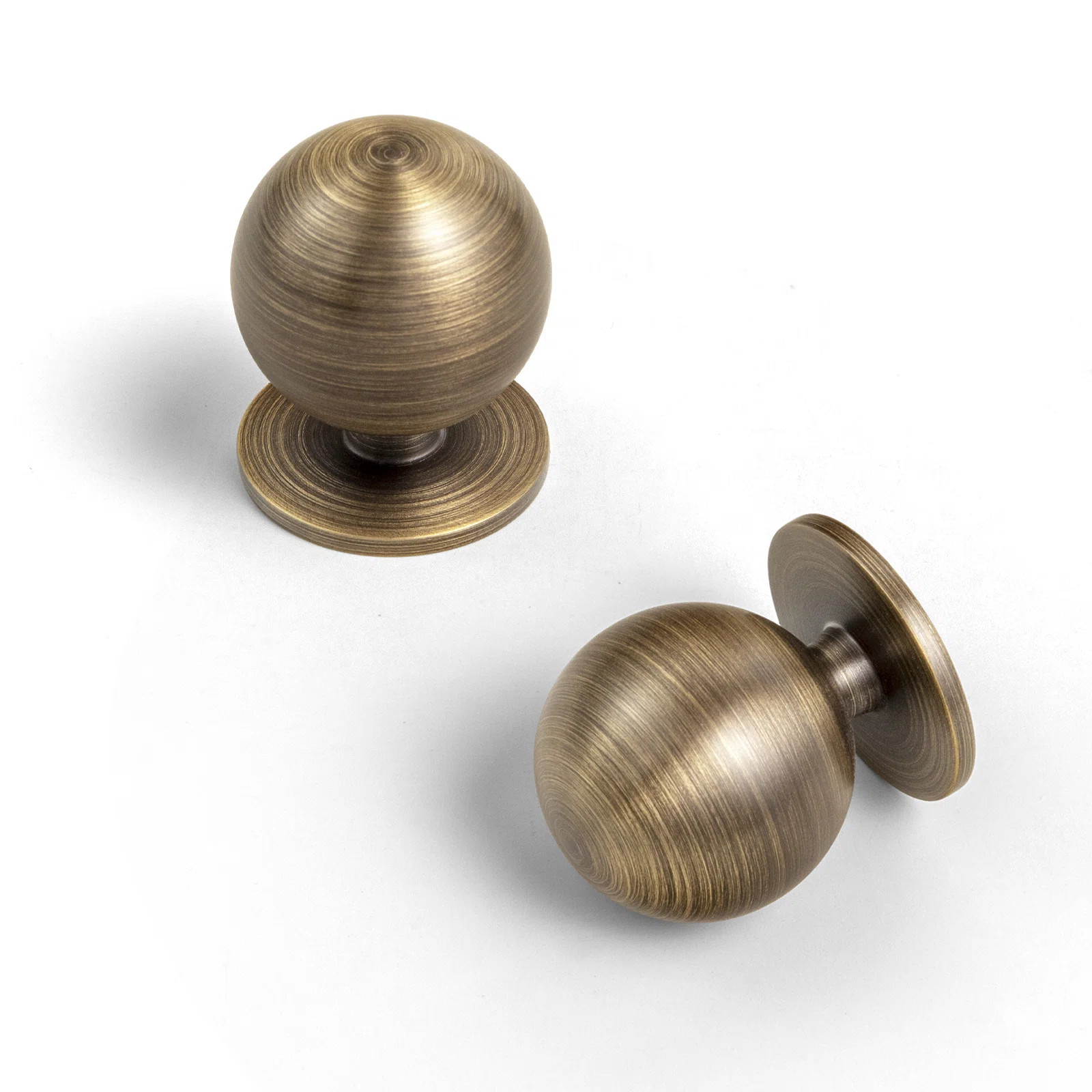 Solid Brass Round Knob (Set of 6) | Wayfair North America