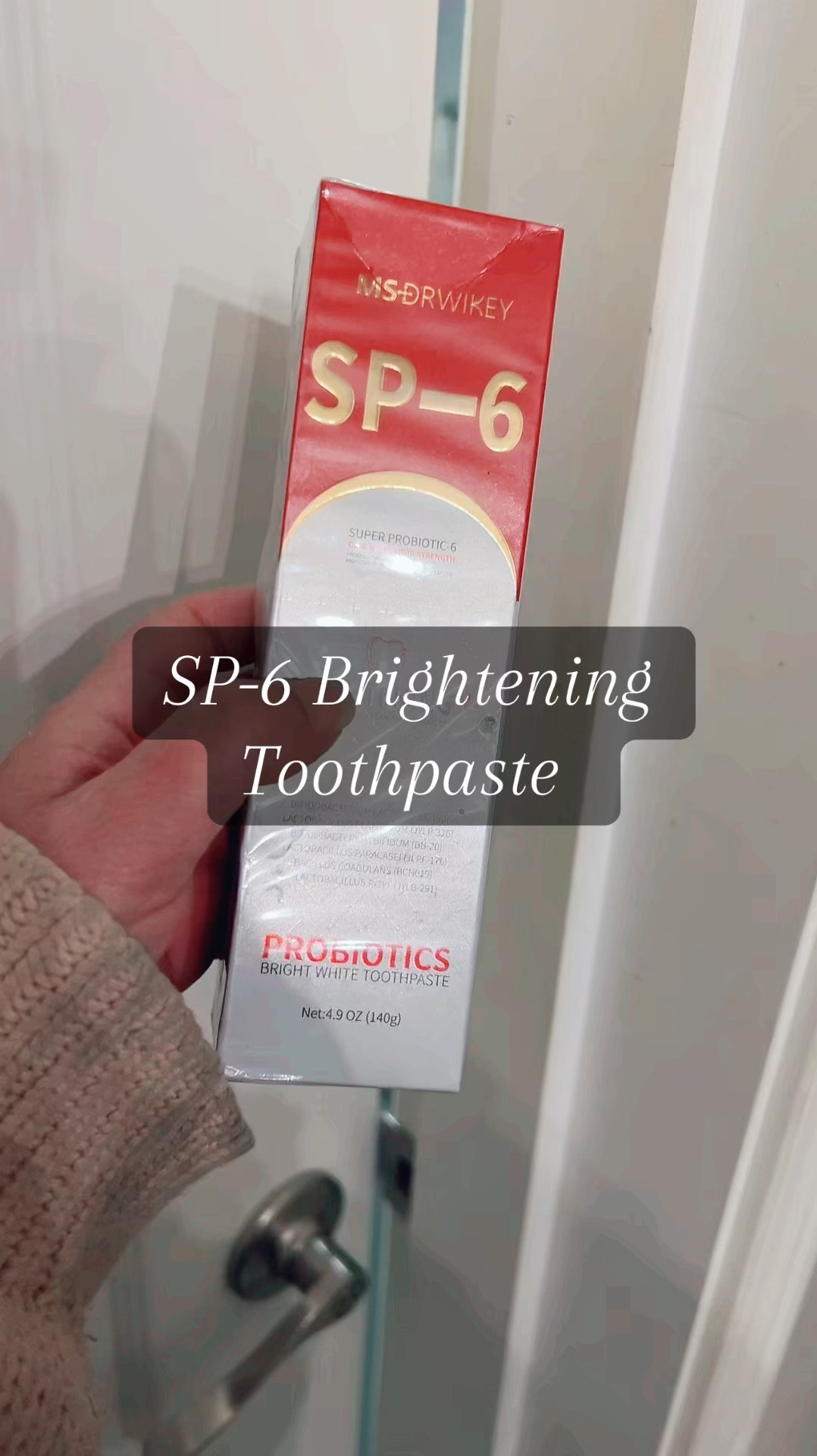 🦷✨The New Craze in Oral Care!✨🦷
Oral care just got a major upgrade, and I'm totally here for it! I’ve been using this Sp-6 Ultra Whitening Toothpaste right before I go to bed, and let me tell you, it’s like sending my teeth to a minty spa.
Grab Yours Here: https://amzn.to/3zmEuQN

Very minty, cleans and brightens like a dream, and the best part? It’s packed with Sp-6 Probiotics, which gives my teeth an extra boost of TLC!

Now, I have one in every bathroom (because who can resist when it’s this good?). I used to juggle a bunch of different whitening products, but this toothpaste has turned that all around. It’s like my nighttime routine got a VIP upgrade, and I’m not mad about it! Plus, it’s a great way to freshen up before catching some Z's, with the bonus of waking up to a brighter smile!

So if you're looking to freshen up your oral care routine, you might just fall in love with this toothpaste too! 🦷💙 #toothpaste #teethcare #teethwhiteningkit #oralhealth #oralhygiene #oralcare #TeethCleaning #teethgoals #teethwhitening

#LTKVideo #LTKBeauty #LTKHome