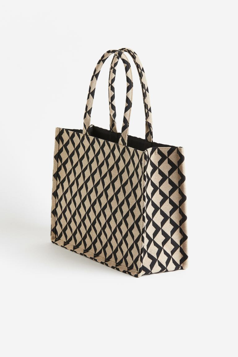 Jacquard-weave shopper | H&M (UK, MY, IN, SG, PH, TW, HK)