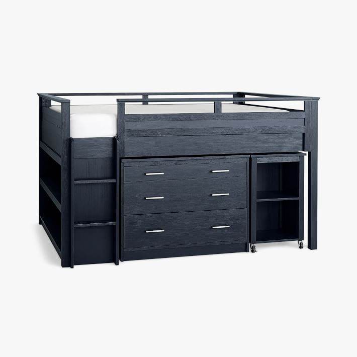 Sleep & Study® Low Loft Bed | Pottery Barn Teen
