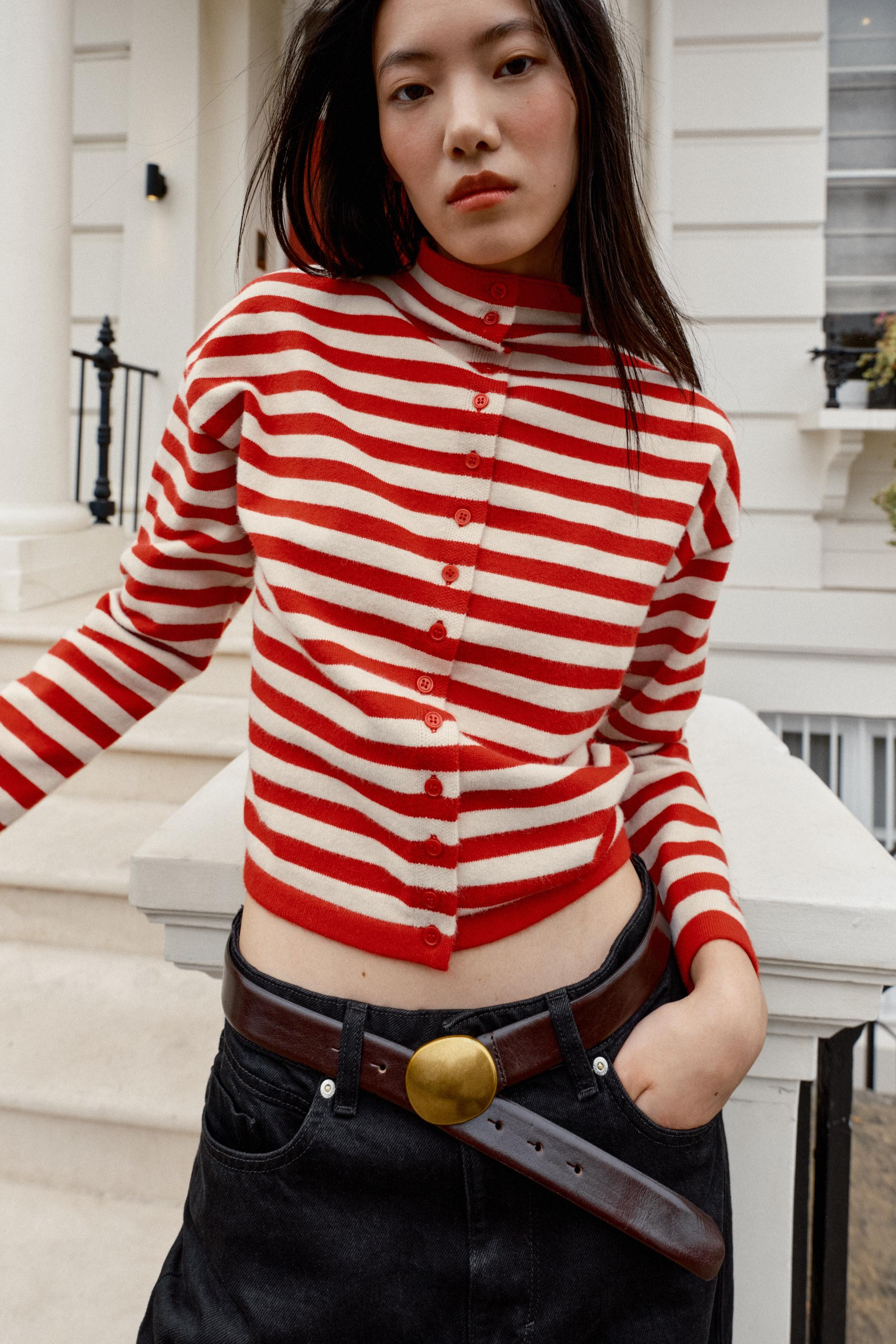 STRIPED CARDIGAN | Zara US