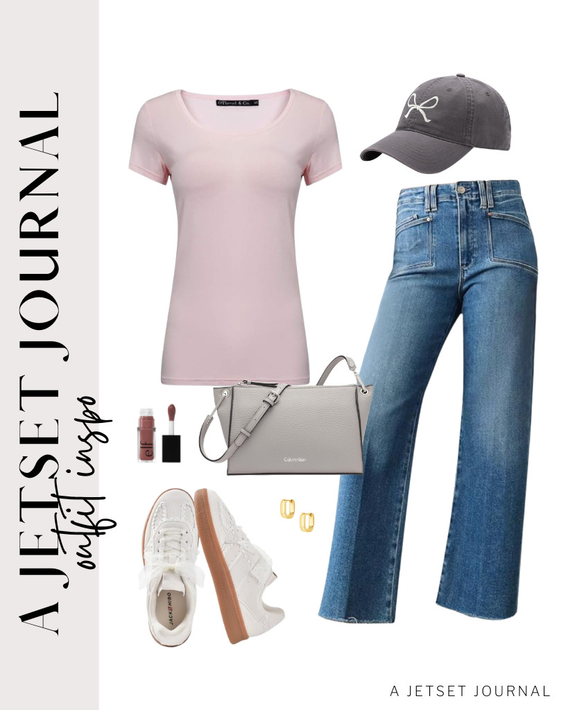 Serving the perfect low-key uniform for iced coffee runs or weekend brunch. Tucking this OThread & Co. fitted tee into Astylish jeans keeps the look clean, classic, and comfortable. Just throw on these hoop earrings and Calvin Klein crossbody bag, and let the JACKSHIBO sneakers do the work.

#LTKSeasonal #LTKSaleAlert #LTKTravel 

 