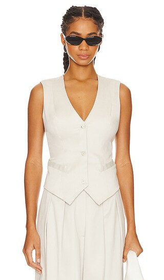 Tuli Vest in Blizzard | Revolve Clothing (Global)