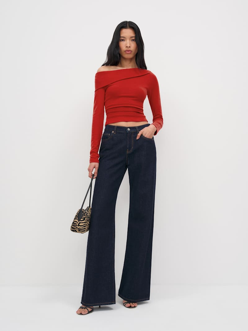 Elio Knit Top | Reformation (Global)