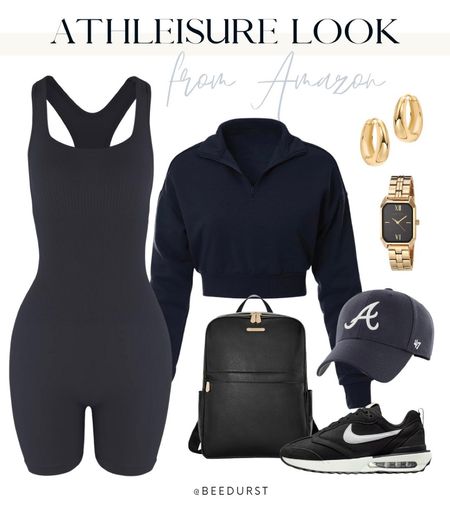 Athleisure look from Amazon, Amazon workout outfit, gym outfit, casual outfit

#LTKunder50 #LTKstyletip #LTKfitness