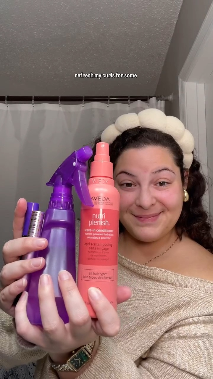 Leave in conditioner gifted by Aveda and it’s been saving my curls ever since! It keeps my hair hydrated and my curls looking cute past wash day! It’s also been a big help detangling my daughter’s curly hair . 

@aveda  #giftedbyaveda #nutriplenish #shareaveda gifted by Aveda 

After wash day , curly hair products, hydrating, curly product, leave in conditioner, Aveda, curly hair problems, curly hair solutions, healthy hair , GRWM hair edition , hair styling video . Curly hair styling ,

#LTKGiftGuide #LTKParties #LTKPlusSize