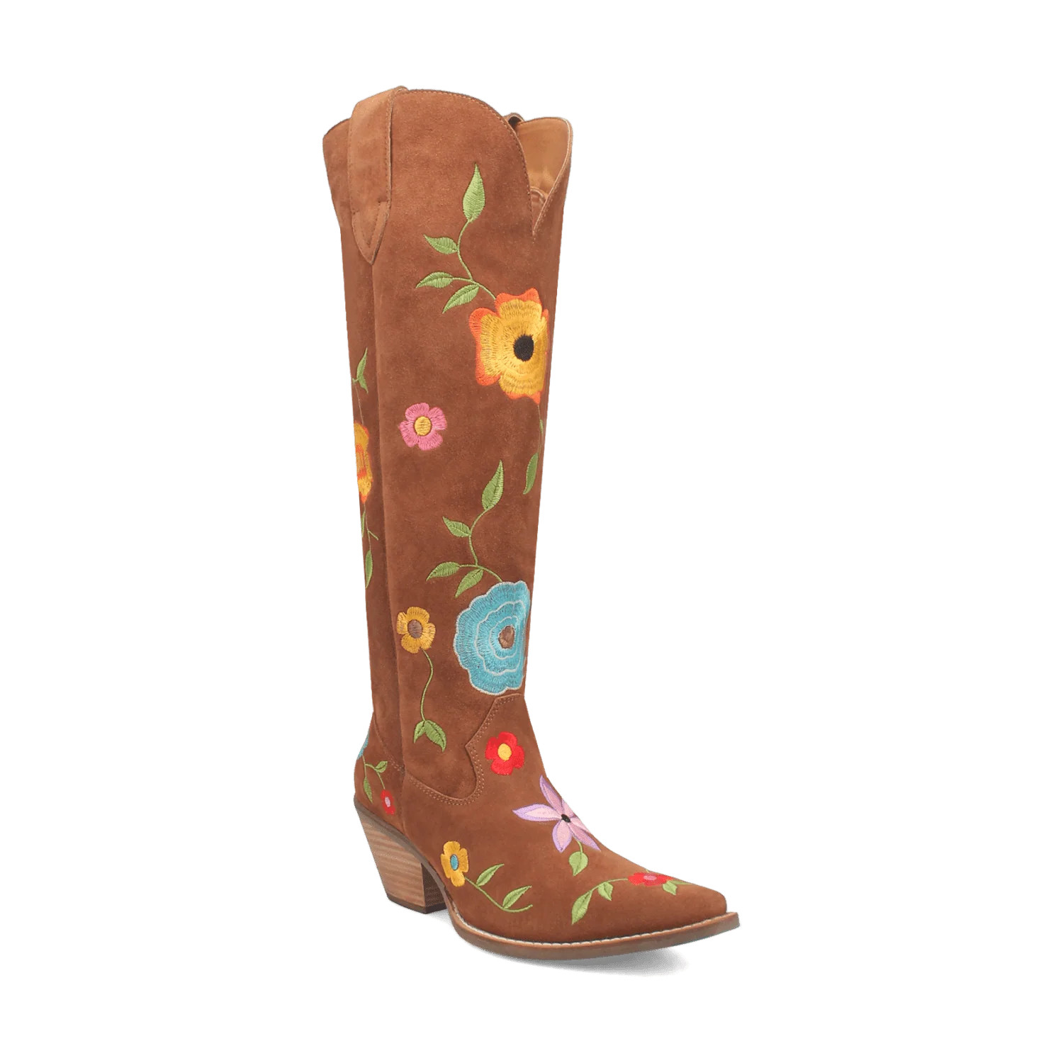 FLOWER POWER SUEDE BOOT | Dingo1969