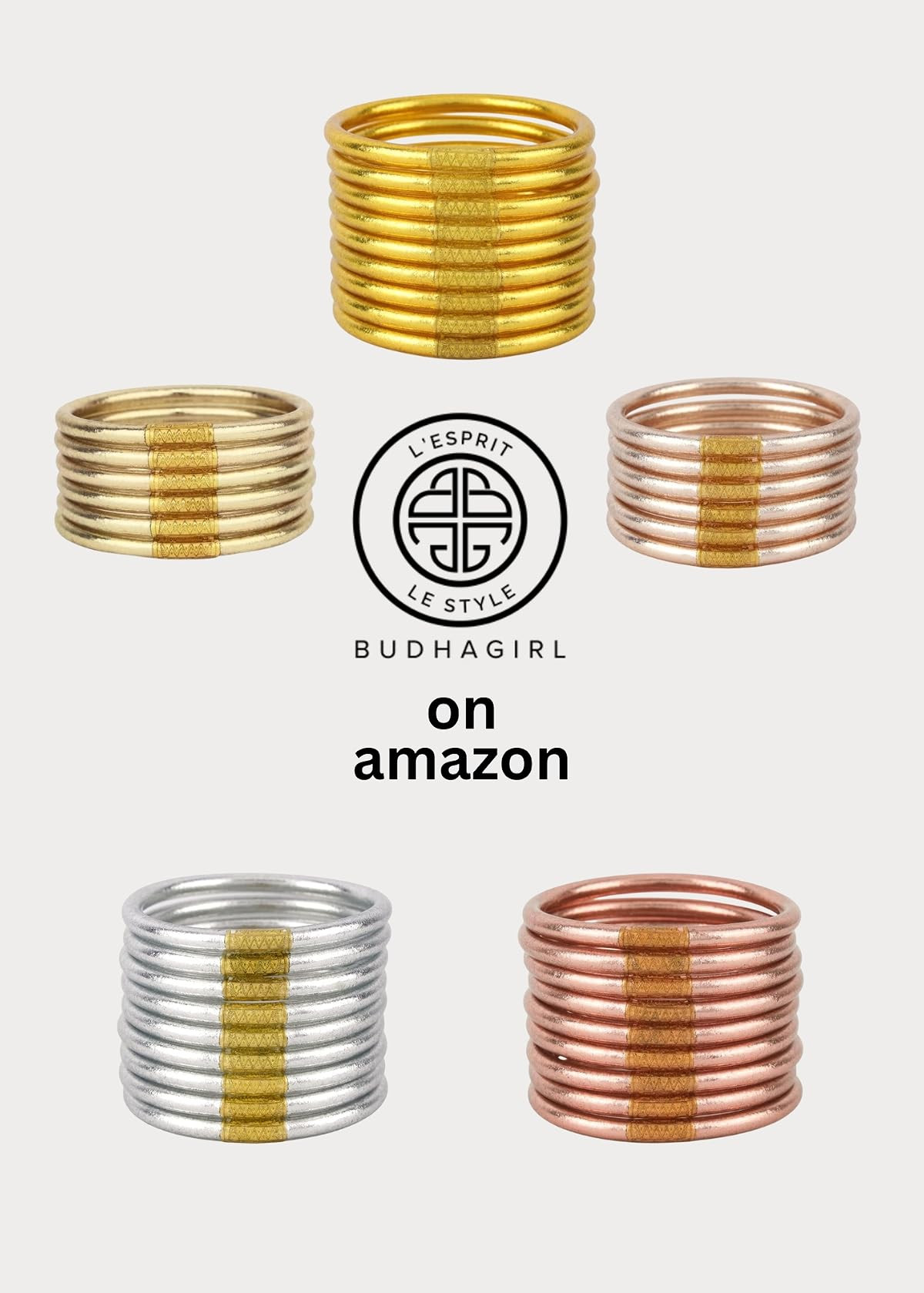 Elevate your look with these stunning bangles and bracelets from BuDhaGirl. Perfect for any occas... | Amazon (US)