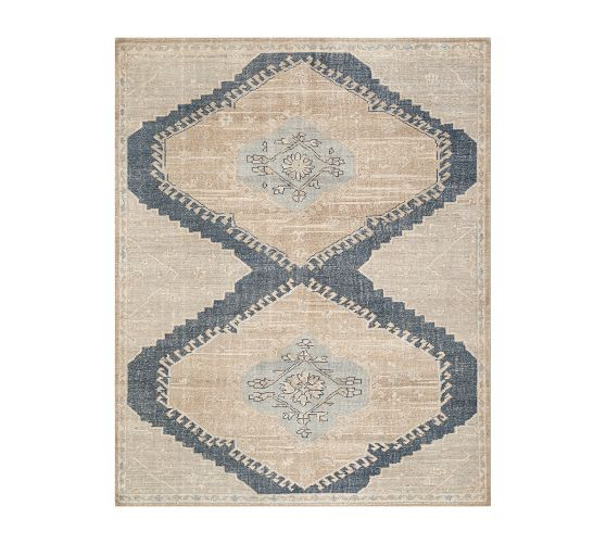 Demitria Hand-Knotted Wool Rug | Pottery Barn (US)