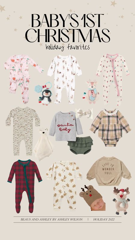 Baby’s first Christmas, baby Christmas, holiday pajamas for baby, baby holiday outfits 

#LTKbaby #LTKSeasonal #LTKHoliday