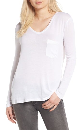 Women's Bp. Pocket Tee, Size X-Large - White | Nordstrom