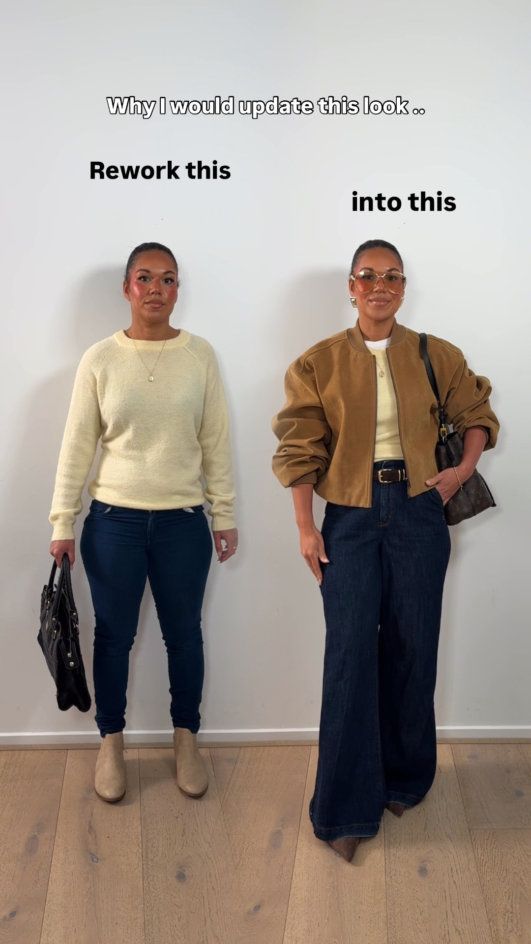 When an outfit isn’t landing, I’m looking at four things first silhouette, proportion, fit, and styling.

In this demonstration, I’m working with the same outfit formula, but reworking it with those four elements in mind. Similar pieces, completely different outcome.

And that’s the power of getting the foundations right.


#LTKautumn #LTKaustralia #LTKstyletip
