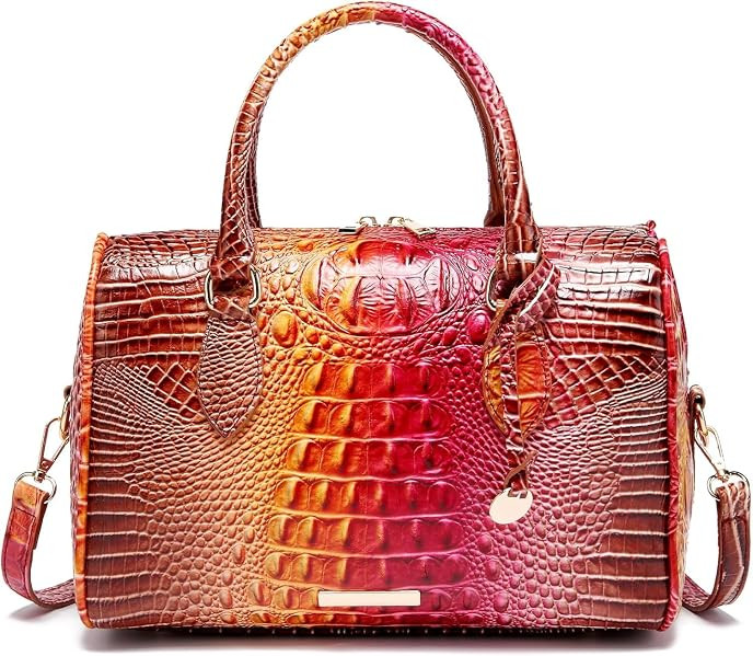 Top-Handle Crocodile Purses For Women Crossbody Leather Bags | Amazon (US)