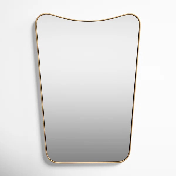 Beale Metal Asymmetrical Wall Mirror | Wayfair North America