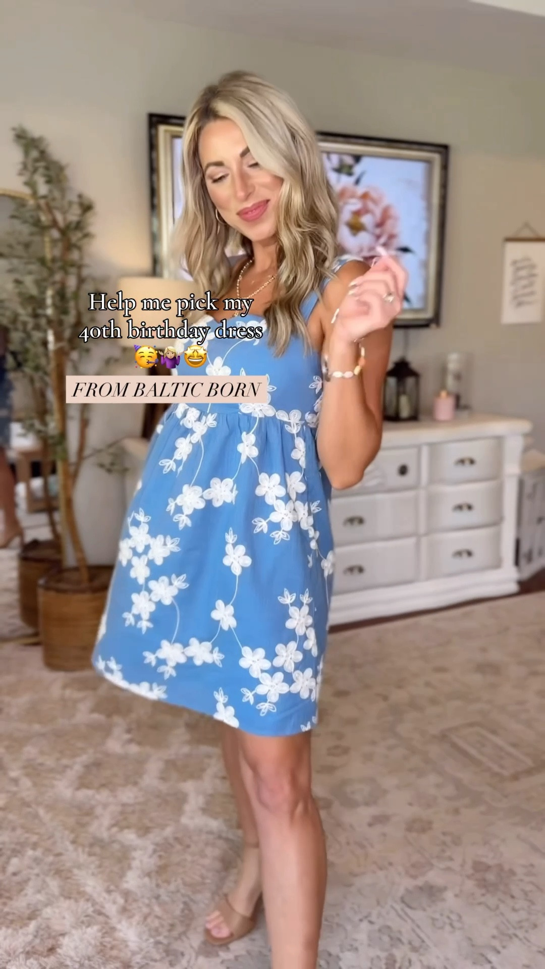 Help me decide which dress I should choose for my 40th birthday…💁🏼‍♀️👗🤩🎀👌 comment, “DRESS” and I’ll send you a DM with all the details to shop!🛍️

Dresses to shop in order-
⭐️ Ivy 
⭐️ Candace
⭐️ Daze
⭐️ Lila
⭐️ Margot

Use my c o d e JACKIEMARIECARR15 @balticbornclothing to help at check out😉

Birthday dress, special occasion dress, girly finds, soft girl era, pink aesthetic, coastal style, giving it girl, date night outfit, 
#femininestyle #elevatedstyle #balticborn #balticbornclothing 
#balticbornpartner
