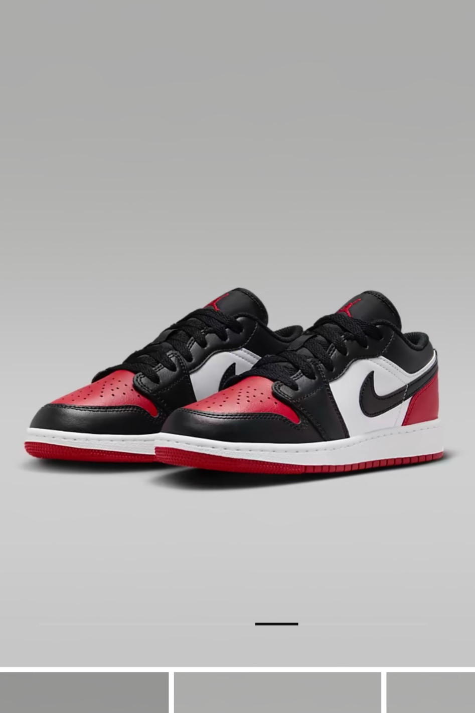 In stock and available Nike  Jordan 1’s for the whole family! 