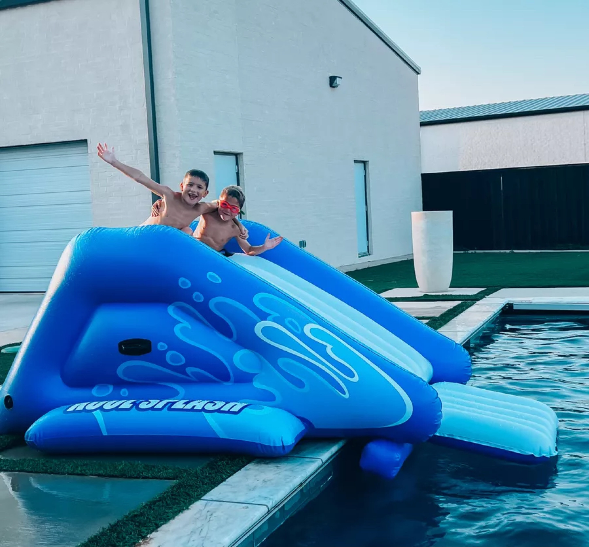 Blow up slide for pool - blow up slide - pool slide 

#LTKfamily #LTKswim #LTKkids