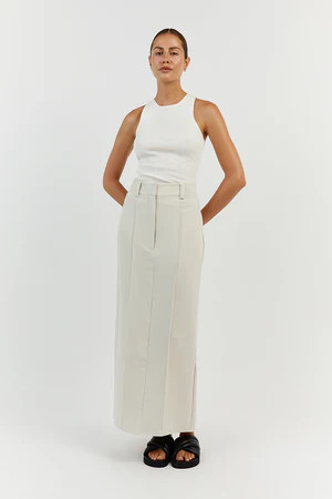 FRANKIE OFF WHITE BOYFRIEND TANK | DISSH