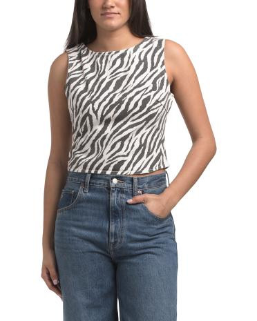 Zebra Printed Top | TJ Maxx