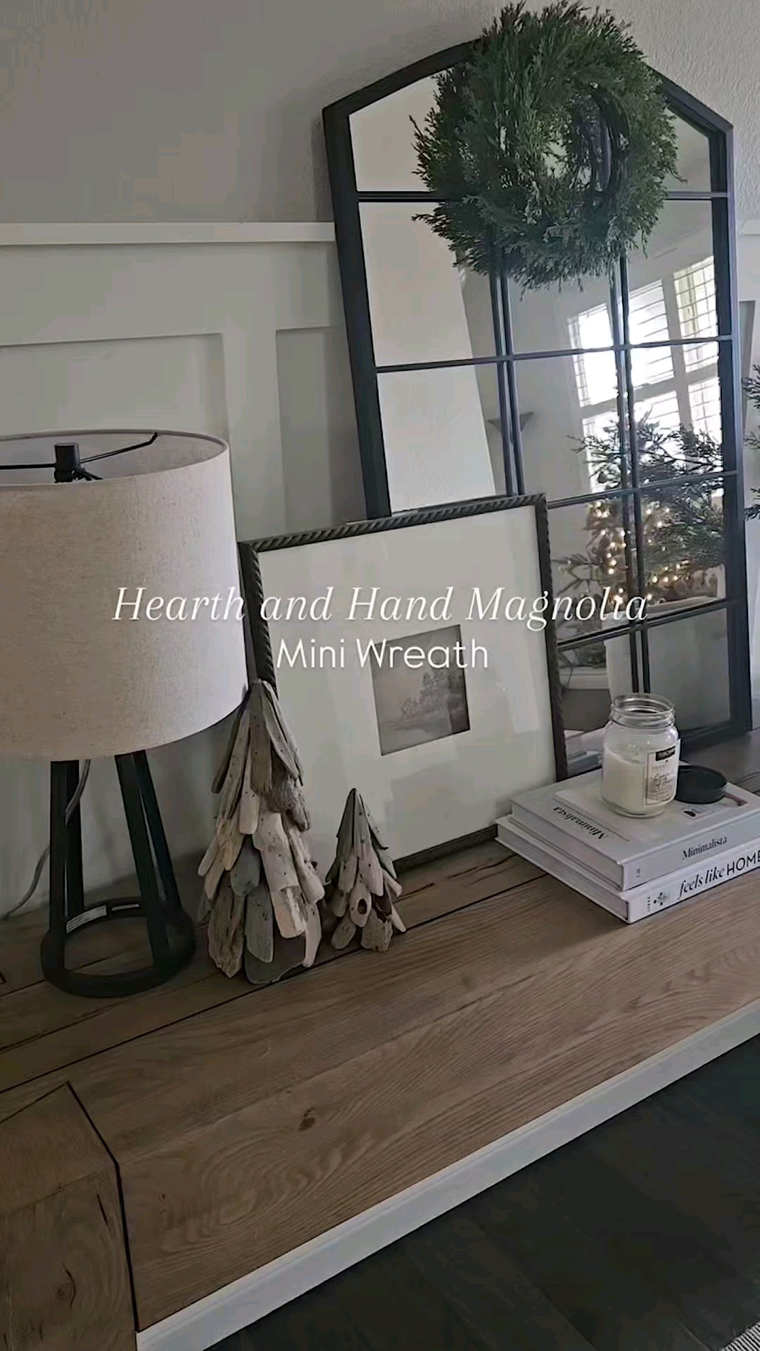 This mini holiday wreath from Hearth and Hand with Magnolia at Target is perfect for placing on a mirror, chairs, or table. 

#LTKHome #LTKHoliday #LTKSeasonal