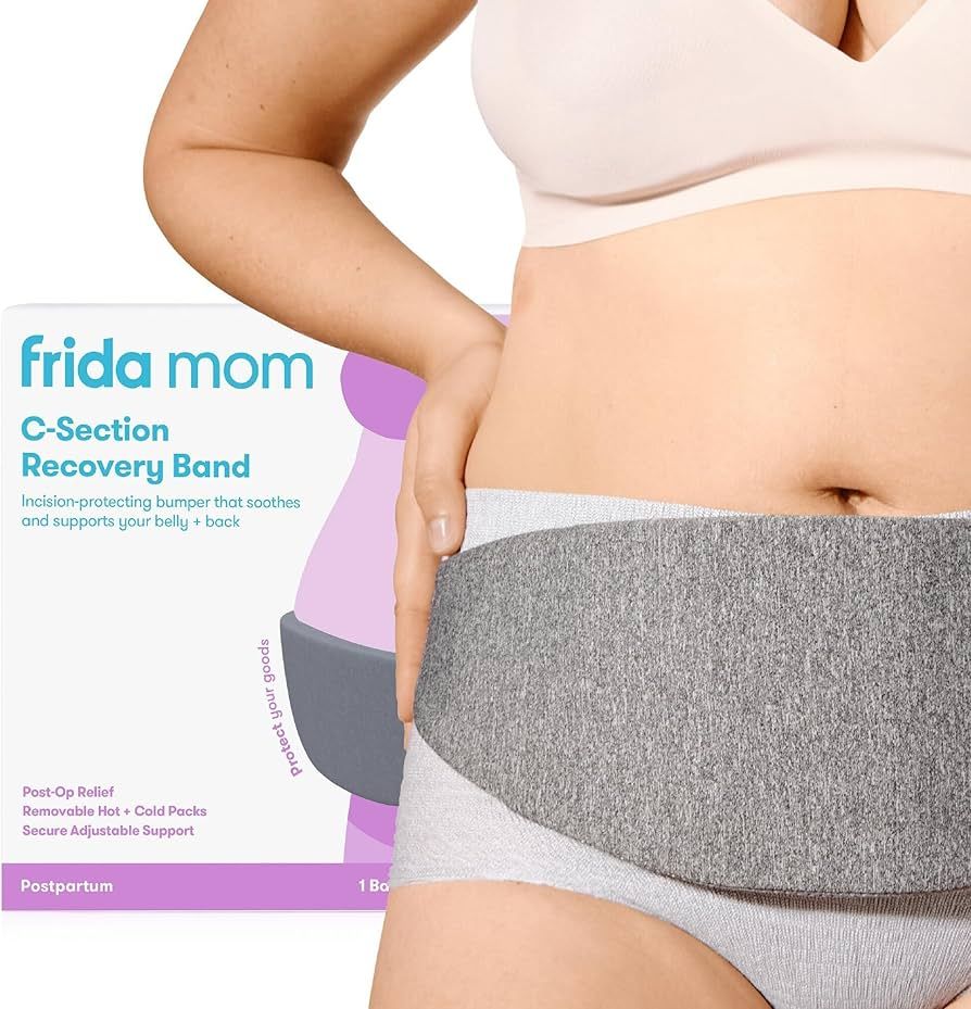 Frida Mom C-Section Belly Binder for Post-Op, C-Section Recovery Must Have Band, Incision Protect... | Amazon (US)