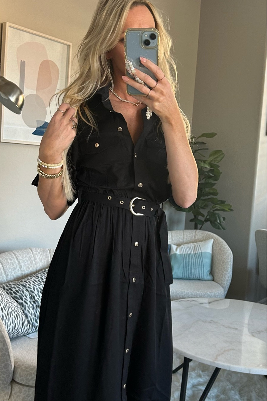 This dress comes with the belt! I love the button details! Perfect for a casual classy weekend look, and would be  great for the office! Another good find for spring!! 

#LTKstyletip #LTKMostLoved #LTKfindsunder100