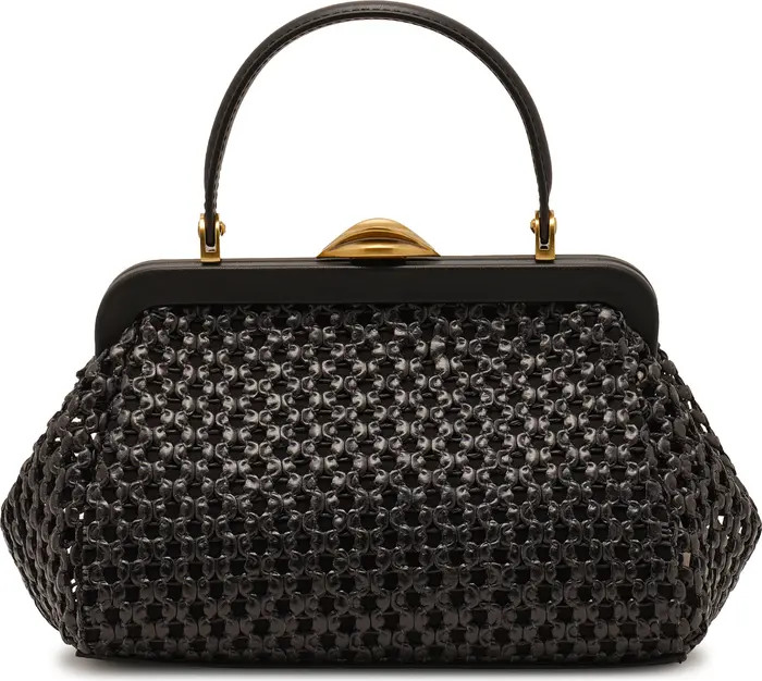 Zuma Woven Frame Top Handle Bag | Nordstrom