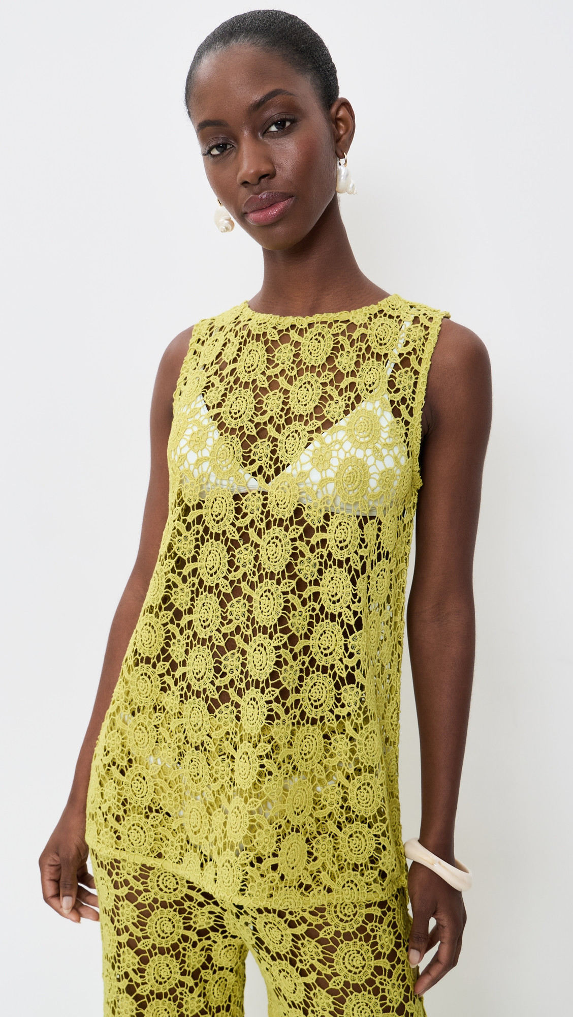 La Maregold Alma Top Lime XL | Shopbop