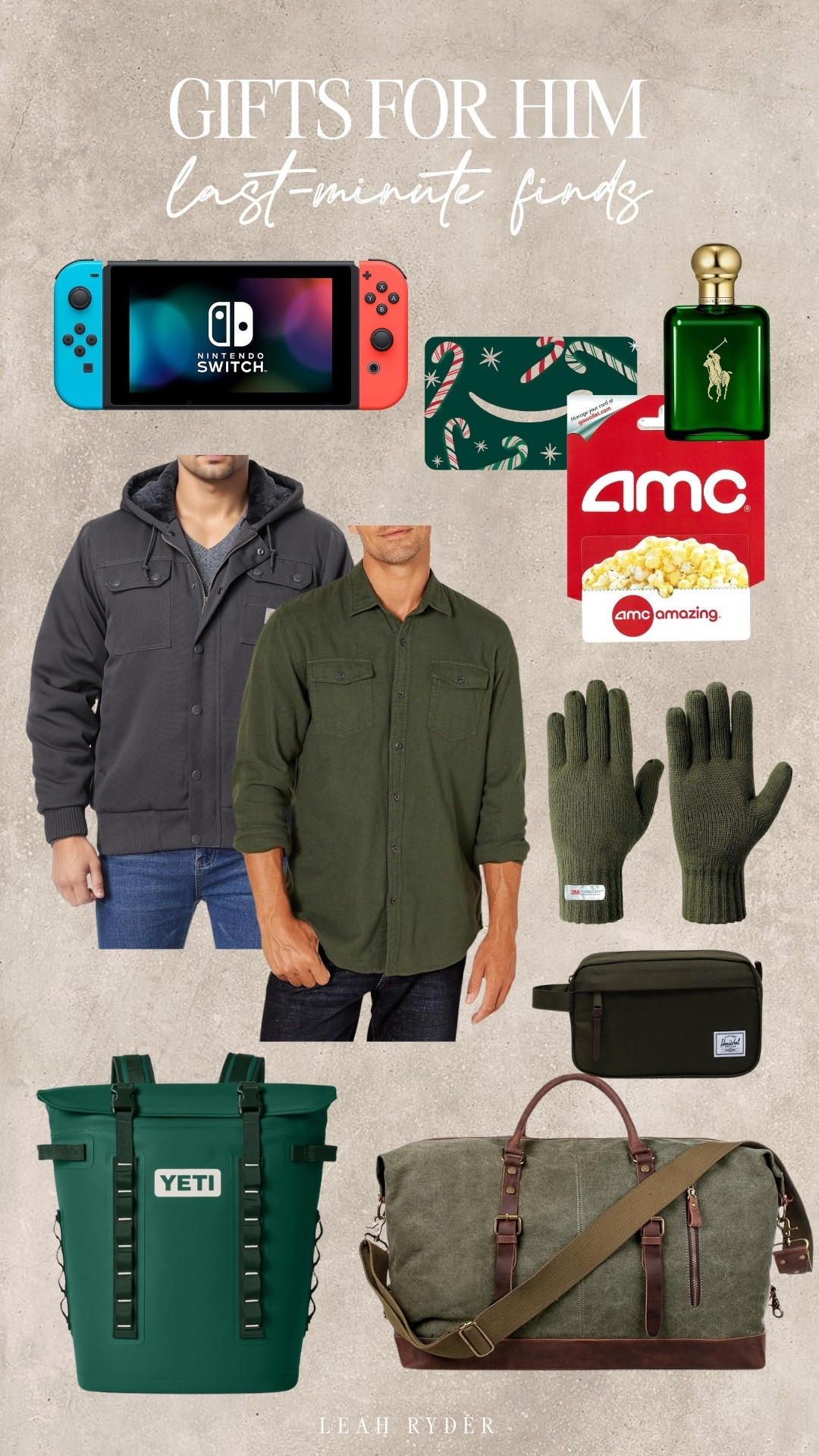These gifts for him are perfect last-minute Christmas gifts that still feel thoughtful and useful. This roundup includes tech gifts, cozy winter layers, everyday accessories, and gift cards that are easy to order and arrive fast. Ideal for husbands, boyfriends, dads, or brothers who are hard to shop for. Practical holiday gifts for men that work for everyday wear, travel, and downtime.

#LTKHoliday #LTKMens #LTKGiftGuide