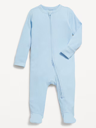 2-Way-Zip Sleep &amp;amp; Play Footed One-Piece for Baby | Old Navy (US)