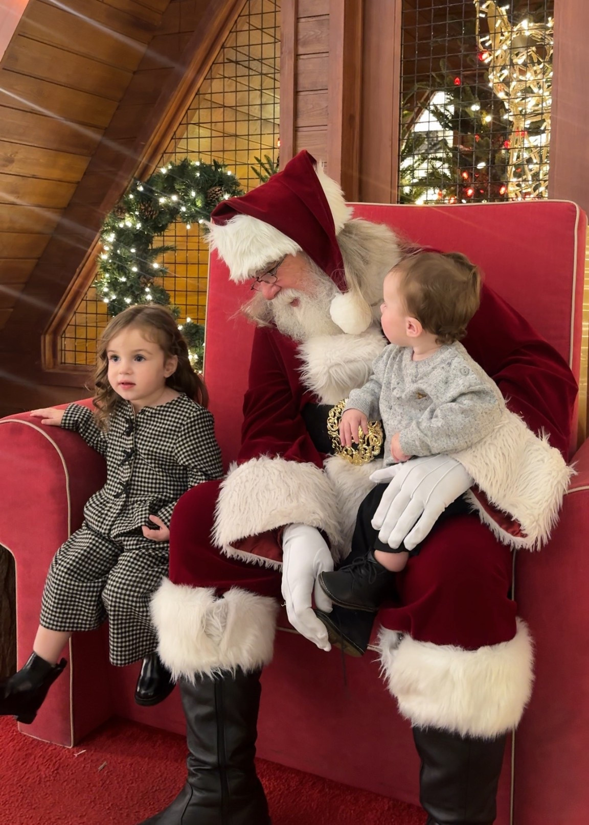 visiting santa 🎅🏼✨♥️