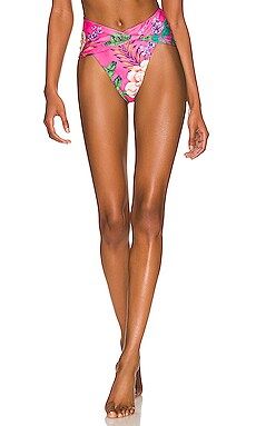 Agua Bendita x REVOLVE Lily Bikini Bottom in Pink Floral from Revolve.com | Revolve Clothing (Global)