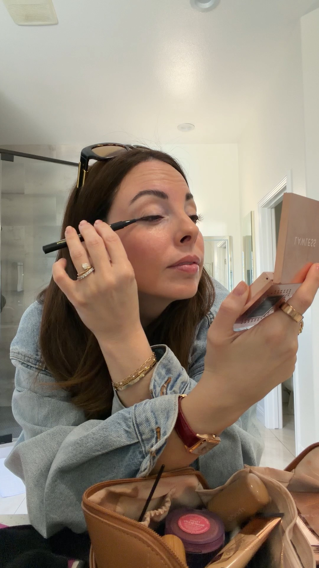 I tried a dark brown eyeliner today and I love it 😍

#LTKSeasonal #LTKBeauty #LTKmorningroutine